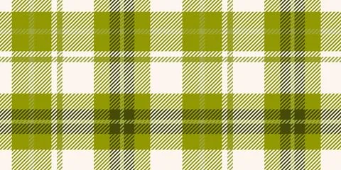 Seamless pattern featuring a classic plaid design in shades of green and wh.. 库存插图