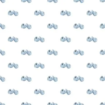 Seamless pattern featuring crushed metal can for recycling Stock Illustration