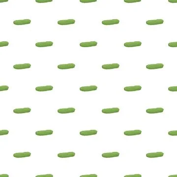 Seamless pattern featuring green cucumber shapes wallpaper Stock Illustration