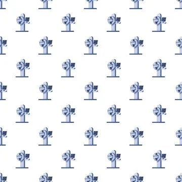 Seamless pattern featuring medical imaging scanners Stock Illustration