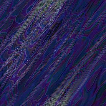 Seamless pattern featuring mesmerizing abstract waves in deep blues purples Stock Illustration