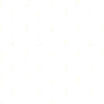 Seamless pattern featuring multiple ancient wooden spears with metal tips Stock Illustration
