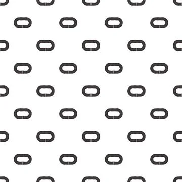 Seamless pattern featuring oval racing or running track Stock Illustration