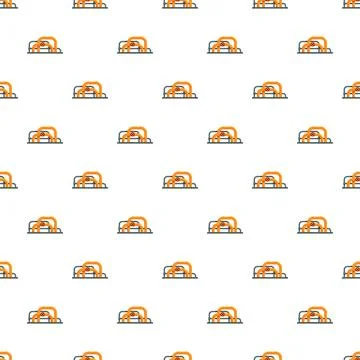 Seamless pattern featuring pipeline distribution and network connections Stock Illustration