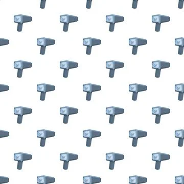 Seamless pattern featuring radar laser speed gun device Illustrazione stock