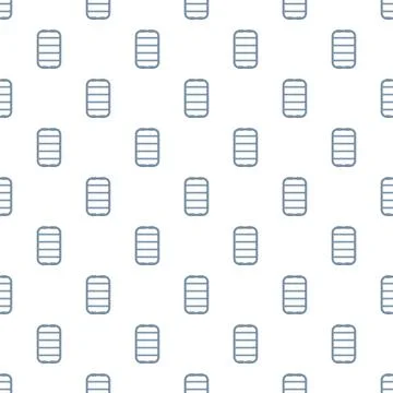 Seamless pattern featuring a repeated towel radiator icon 스톡 일러스트