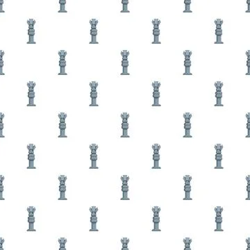 Seamless pattern featuring a small gray zipper pull Stockillustratie