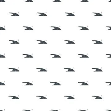 Seamless pattern featuring a winding road and directional arrow Stock Illustration