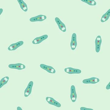 Seamless pattern feedback voting clicker cartoon vector Stock Illustration