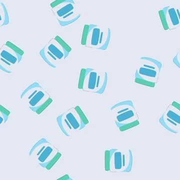Seamless pattern female dry skin cream cartoon vector Ilustración de archivo