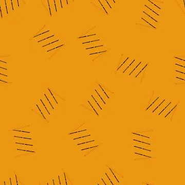 Seamless pattern fence road barrier cartoon vector Stock Illustration