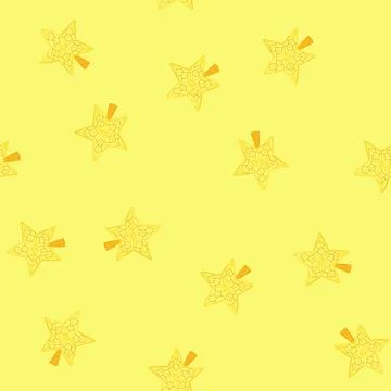 Seamless pattern festive christmas star cartoon vector 스톡 일러스트