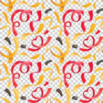 Seamless pattern with festive elements of German symbols. Stock Illustration