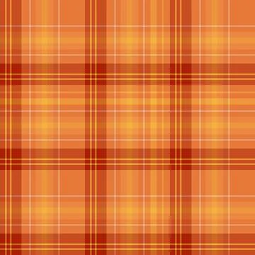 Seamless pattern in festive orange and yellow colors for plaid, fabric, Illustrazione stock