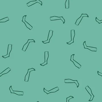 Seamless pattern field socks soccer cartoon vector Stock Illustration