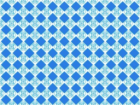 Seamless pattern of figures of arbitrary shape on a white background Stock Illustration