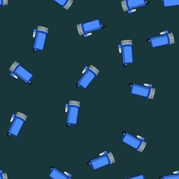 Seamless pattern filter water pump cartoon vector Stock Illustration