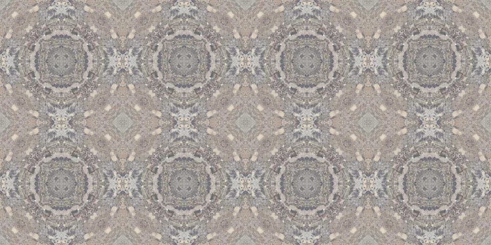 Seamless pattern of fine gray texture. Mosaic kaleidoscope Stock Illustration