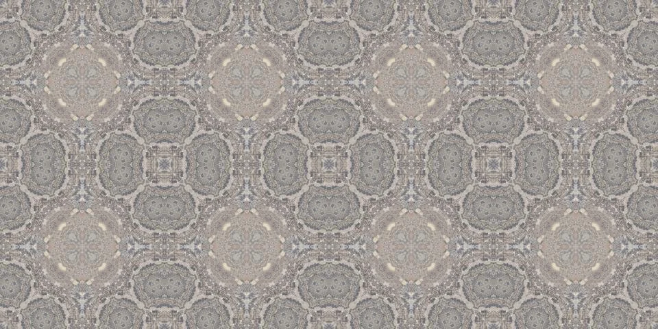 Seamless pattern of fine gray texture. Mosaic kaleidoscope Stock Illustration