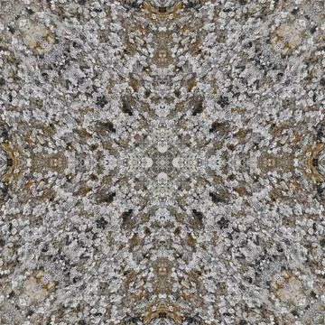 Seamless pattern of fine gray texture. Mosaic kaleidoscope Stock Illustration