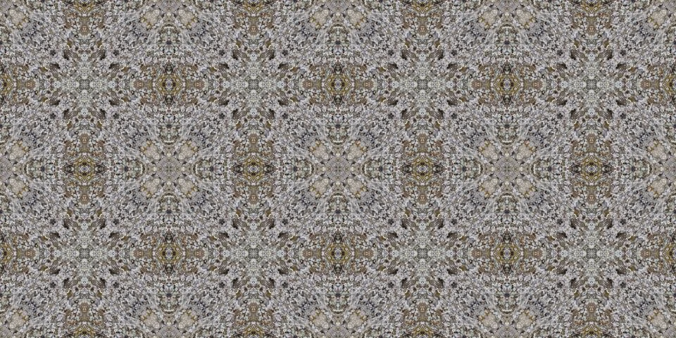 Seamless pattern of fine gray texture. Mosaic kaleidoscope Stock Illustration
