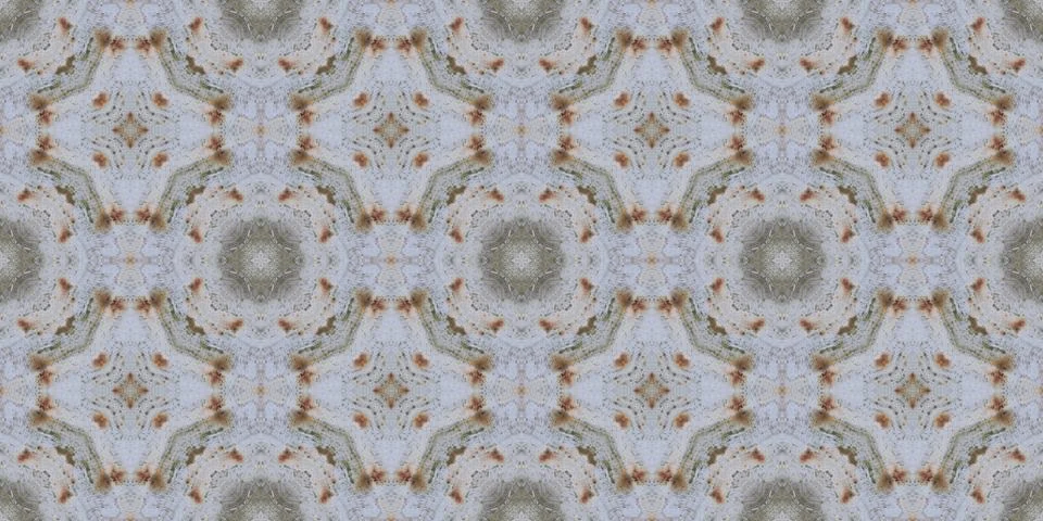 Seamless pattern of fine gray texture. Mosaic kaleidoscope Stock Illustration