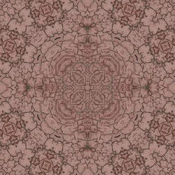 Seamless pattern of fine gray texture. Mosaic kaleidoscope Stock Illustration