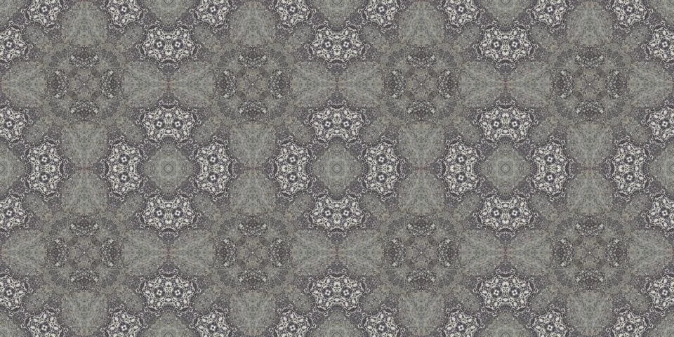 Seamless pattern of fine gray texture. Mosaic kaleidoscope Stock Illustration