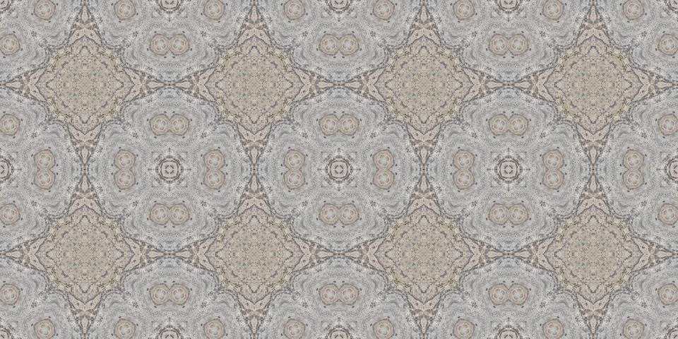 Seamless pattern of fine gray texture. Mosaic kaleidoscope Stock Illustration
