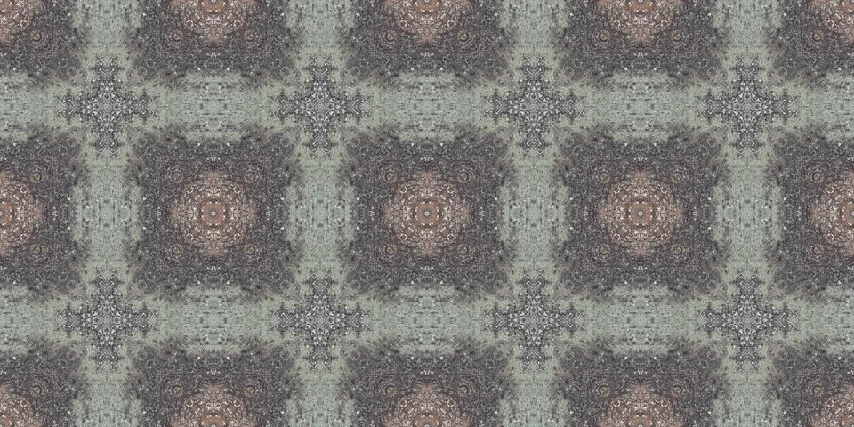 Seamless pattern of fine gray texture. Mosaic kaleidoscope Stock Illustration