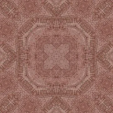 Seamless pattern of fine gray texture. Mosaic kaleidoscope Stock Illustration