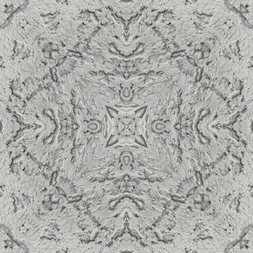 Seamless pattern of fine gray texture. Mosaic kaleidoscope Stock Illustration