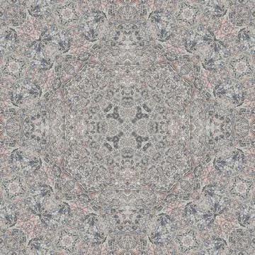 Seamless pattern of fine gray texture. Mosaic kaleidoscope Stock Illustration