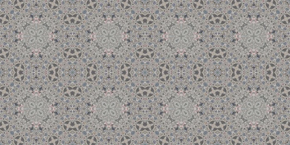 Seamless pattern of fine gray texture. Mosaic kaleidoscope Stock Illustration