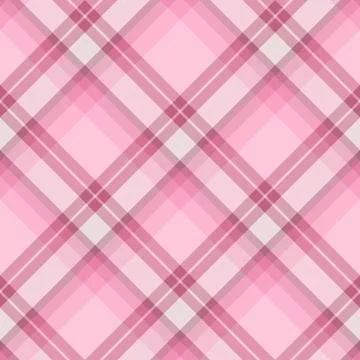Seamless pattern in fine positive pink colors for plaid, fabric, textile, Illustrazione stock