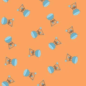 Seamless pattern fire grill bbq cartoon vector Stock Illustration