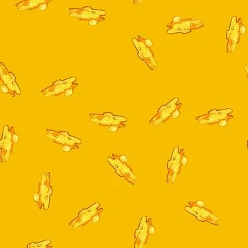 Seamless pattern fire lava hot cartoon vector Stock Illustration