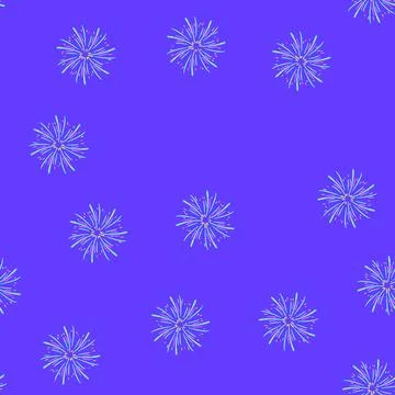 Seamless pattern firework firework cartoon vector Stock Illustration