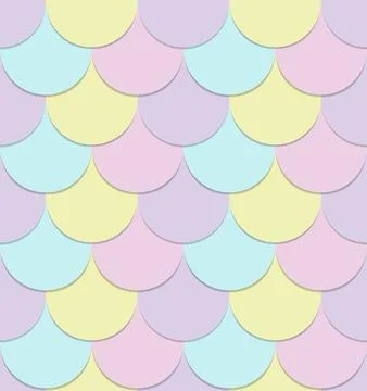 Seamless pattern Fish scales background texture Stock Illustration