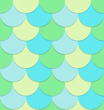 Seamless pattern Fish scales background texture Stock Illustration