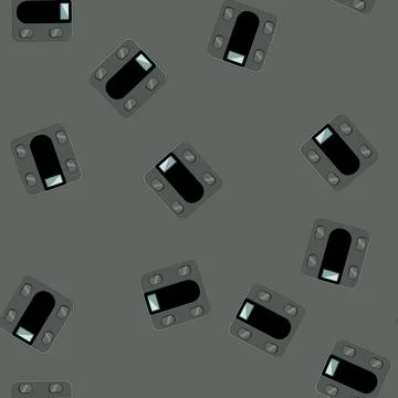 Seamless pattern fitness smart weights cartoon vector Stock Illustration