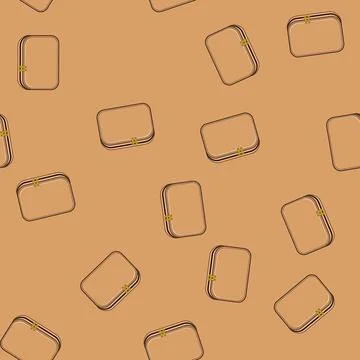 Seamless pattern flame toiletry bag cartoon vector Stock Illustration