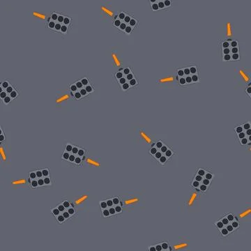 Seamless pattern flapjack mini pancake pan cartoon vector 스톡 일러스트