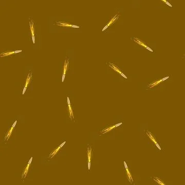 Seamless pattern flash bullet flying cartoon vector Stock Illustration