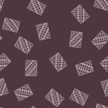 Seamless pattern flat gray road drain grill grid Illustrazione stock