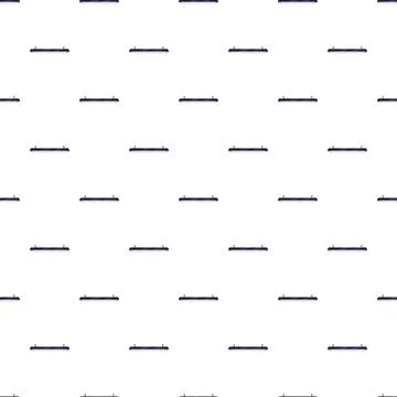 Seamless pattern of flat linear office lighting fixtures Illustrazione stock