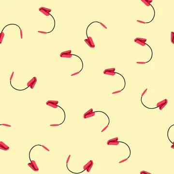 Seamless pattern flexible book light cartoon vector 스톡 일러스트