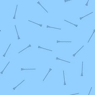 Seamless pattern flexible drain snake cartoon vector イラスト素材