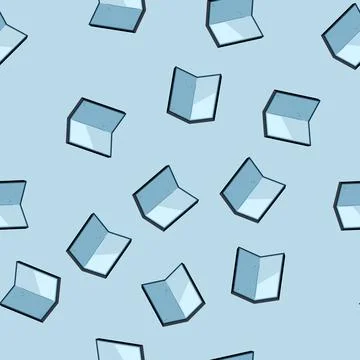 Seamless pattern Flexible screen technology illustrating a bending display fo Stock Illustration