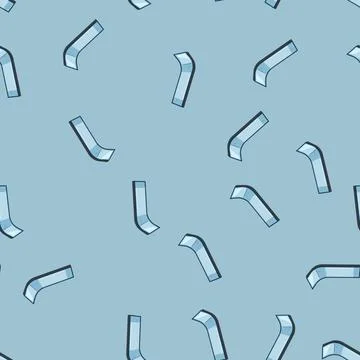 Seamless pattern Flexible screen technology display bending innovation concep Stock Illustration